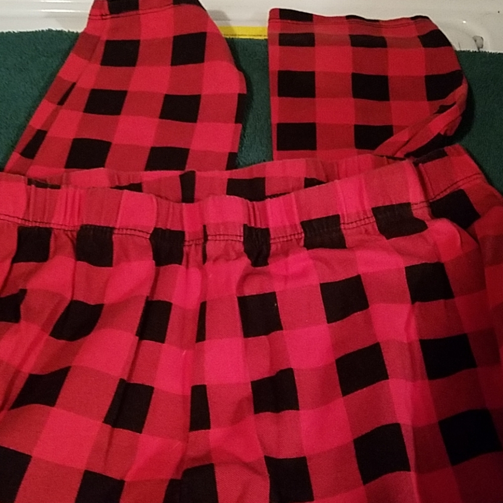 Gently worn plaid leggings
